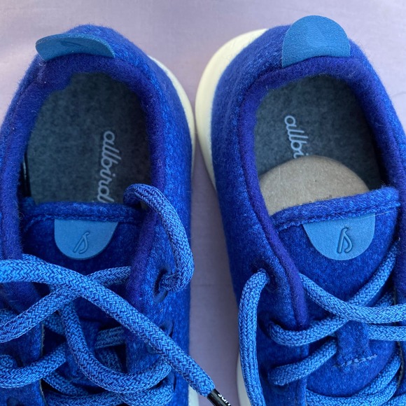 All Birds Sams Club Exclusive Wool Runners Blueberry w/laces Women's Sz 8  Shoe - Picture 10 of 12